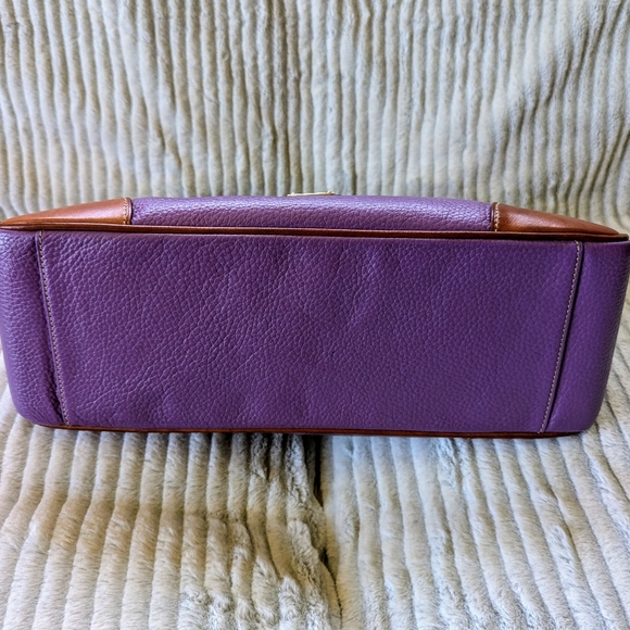 Dooney & Bourke Large Harrison Hobo Purple - Picture 7 of 16